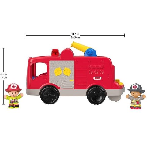 Fisher-Price Little People Wóz Strażacki Małego Odkrywcy GXR77 MATTEL Fisher-Price Little People Wóz Strażacki Małego Odkrywcy GXR77 MATTEL