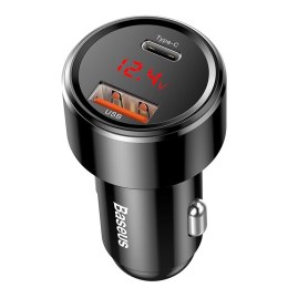 ŁADOWARKA SAMOCHODOWA Baseus Magic CCMLC20C-01 45W 5A 1x USB-A 1x USB-C QC 3.0