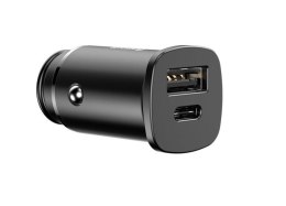 ŁADOWARKA SAMOCHODOWA Baseus Square CCALL-AS01 30W 5A 1x USB-A 1x USB-C QC 4.0+