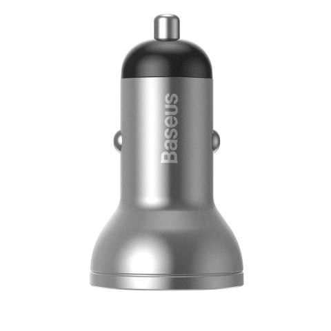 MOBILE CHARGER CAR 24W 4.8A/SILVER CCBX-0S BASEUS MOBILE CHARGER CAR 24W 4.8A/SILVER CCBX-0S BASEUS