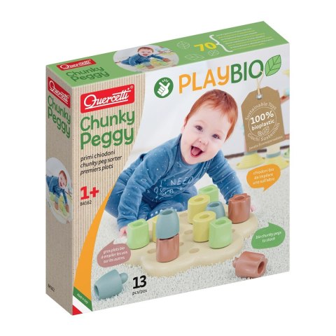 PLAYBIO Chunky Peggy układanka edukacyjna 84162 QUERCETTI PLAYBIO Chunky Peggy układanka edukacyjna 84162 QUERCETTI