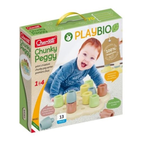 PLAYBIO Chunky Peggy układanka edukacyjna 84162 QUERCETTI PLAYBIO Chunky Peggy układanka edukacyjna 84162 QUERCETTI