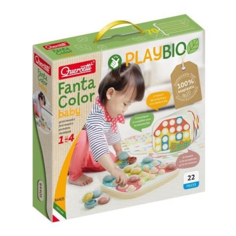 PLAYBIO Fanta Color baby układanka edukacyjna 84405 QUERCETTI PLAYBIO Fanta Color baby układanka edukacyjna 84405 QUERCETTI