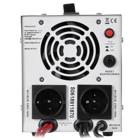 PRZETWORNICA VOLT POLSKA SINUSPRO-1000E 12V 700/1000W PRZETWORNICA VOLT POLSKA SINUSPRO-1000E 12V 700/1000W
