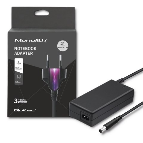 Qoltec Zasilacz do laptopa Asus 45W | 19V | 2.37A | 4.0*1.35 | +kabel zasilający Qoltec Zasilacz do laptopa Asus 45W | 19V | 2.37A | 4.0*1.35 | +kabel zasilający