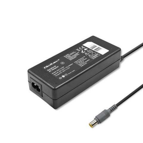 Qoltec Zasilacz do laptopa IBM Lenovo 65W | 20V | 3.52A | 7.9*5.5+pin | +kabel zasilający Qoltec Zasilacz do laptopa IBM Lenovo 65W | 20V | 3.52A | 7.9*5.5+pin | +kabel zasilający
