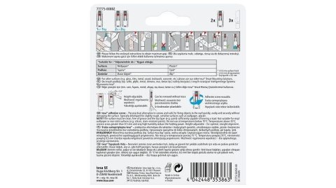 TESA ŚRUBA SAMOPRZYLEPNA DO TAPET 1KG /REGULOWANA TESA ŚRUBA SAMOPRZYLEPNA DO TAPET 1KG /REGULOWANA
