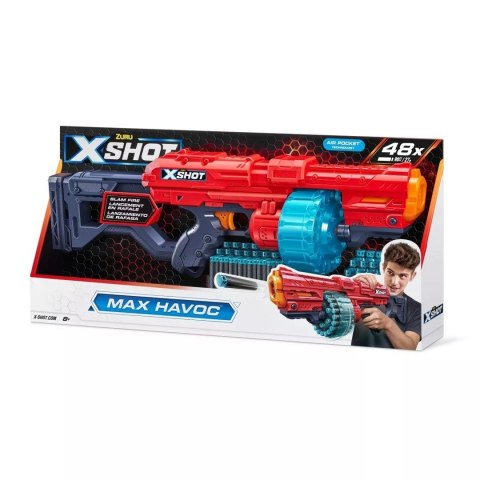 ZURU X-SHOT ExcelMaxHavoc wyrzutnia48s 36446 40367 ZURU X-SHOT ExcelMaxHavoc wyrzutnia48s 36446 40367