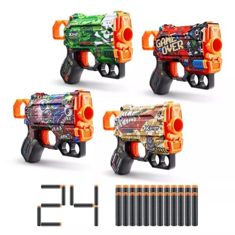 ZURU X-SHOT SkinsMenace wyrzutnia24s 36543 40671 ZURU X-SHOT SkinsMenace wyrzutnia24s 36543 40671