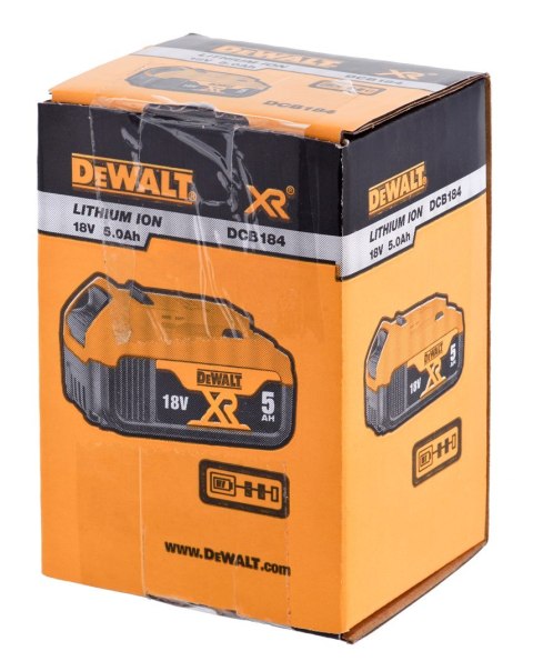 Akumulator xr 18v, 5,0 ah li-ion Akumulator xr 18v, 5,0 ah li-ion