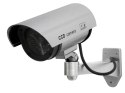 Atrapa kamery tubowej, diody IR LED, srebrna, IR1100S