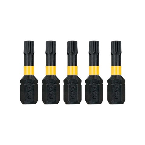 Dewalt udarowe końcówki wkrętarskie torsion t30x25 mm torsio Dewalt udarowe końcówki wkrętarskie torsion t30x25 mm torsio