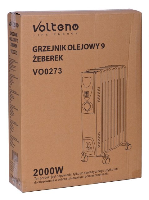 GRZEJNIK OLEJOWY 9-ŻEBEREK 2000W VO0273 GRZEJNIK OLEJOWY 9-ŻEBEREK 2000W VO0273