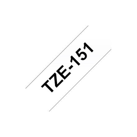 TZE-151 LAMINATED TAPE 24MM 8M/BLACK ON CLEAR TZE-151 LAMINATED TAPE 24MM 8M/BLACK ON CLEAR