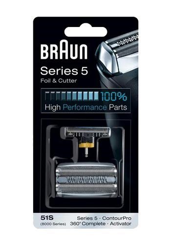 Zestaw wymienny do folii i noża Braun WaterFlex 51B Zestaw wymienny do folii i noża Braun WaterFlex 51B