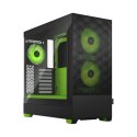 Projektowanie fraktalne | Pop Air RGB | Szyba boczna | Green Core TG Przezroczysty odcień | ATX, mATX, Mini ITX | Zasilacz w zes