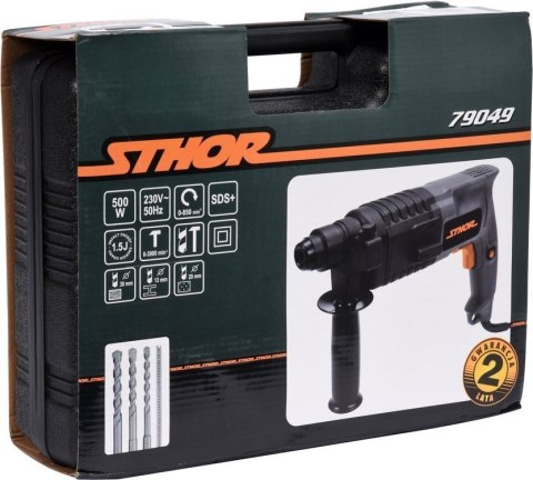 STHOR MŁOTOWIERTARKA SDS PLUS 500W 2 FUNKCJE STHOR MŁOTOWIERTARKA SDS PLUS 500W 2 FUNKCJE