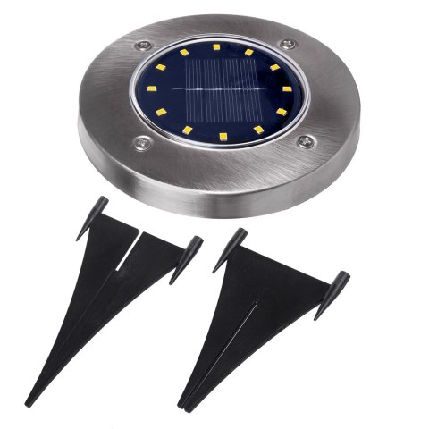 Solarna lampa najazdowa ogrodowa LED Maclean IP44, 12 LED SMD, 4000K, Ni-MH 600 mAh, 0,7W, MCE318 Solarna lampa najazdowa ogrodowa LED Maclean IP44, 12 LED SMD, 4000K, Ni-MH 600 mAh, 0,7W, MCE318