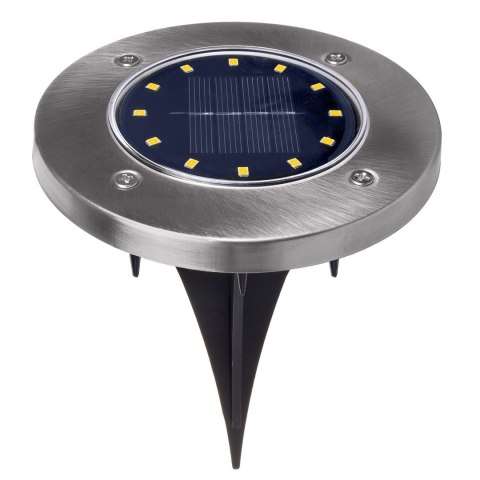 Solarna lampa najazdowa ogrodowa LED Maclean IP44, 12 LED SMD, 4000K, Ni-MH 600 mAh, 0,7W, MCE318 Solarna lampa najazdowa ogrodowa LED Maclean IP44, 12 LED SMD, 4000K, Ni-MH 600 mAh, 0,7W, MCE318