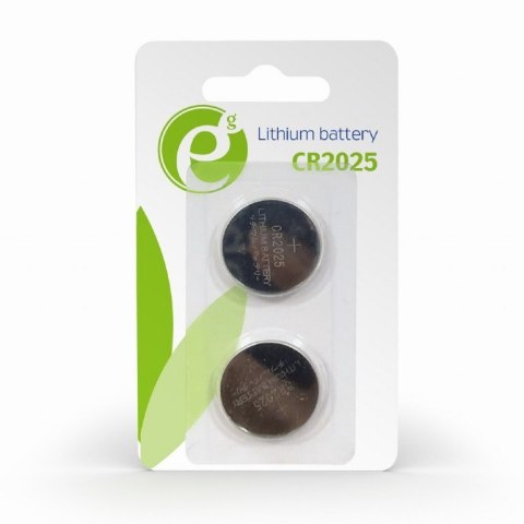 Bateria litowa CR2025 Gembird (pastylka) 3V (2 szt) Bateria litowa CR2025 Gembird (pastylka) 3V (2 szt)