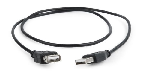 Kabel przedłużacz USB 2.0 Gembird AM-AF 0,75 m (czarny) Kabel przedłużacz USB 2.0 Gembird AM-AF 0,75 m (czarny)