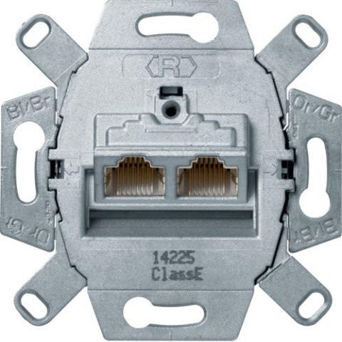 ONE PLATFORM M MECHANIZM GNIAZDO KOMPUTEROWE 2X UAE 8 CAT.6 FTP 250MHZ ONE PLATFORM M MECHANIZM GNIAZDO KOMPUTEROWE 2X UAE 8 CAT.6 FTP 250MHZ