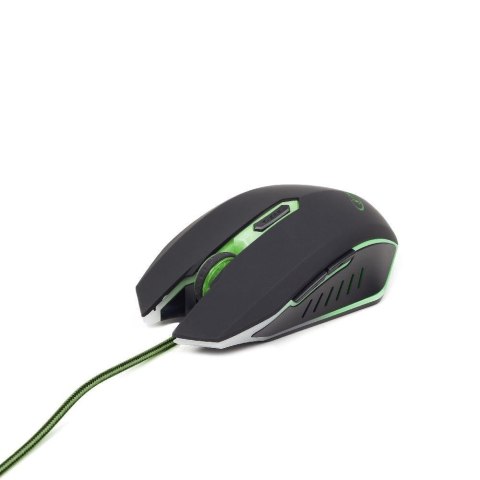Mysz gamingowa Gembird MUSG-001-G (zielone podświetlenie) Mysz gamingowa Gembird MUSG-001-G (zielone podświetlenie)