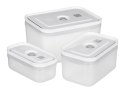 Zestaw 3 plastikowych pojemników prostokątnych Zwilling Fresh & Save