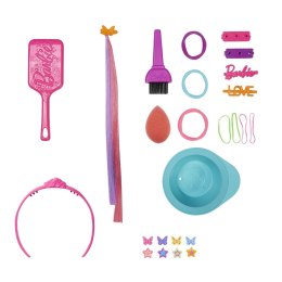 Barbie Głowa do stylizacji Neonowa tęcza blond włosy HMD78 MATTEL p1