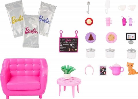 Barbie Relaks w kafejce Zestaw + lalka HKT94 p3 MATTEL Barbie Relaks w kafejce Zestaw + lalka HKT94 p3 MATTEL