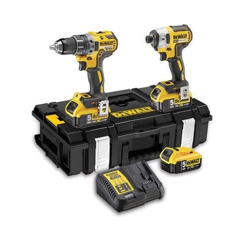 Dewalt system aku 18 v 18 v zestaw combo: dcd796, dcf887, 3 Dewalt system aku 18 v 18 v zestaw combo: dcd796, dcf887, 3
