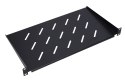 Extralink 1U 250mm Czarna | Półka | 19", do szaf wiszących