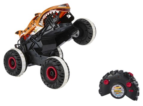 Hot Wheel Monster Truck Niepowstrzymany Tiger Shark 1:15 Terenowy pojazd zdalnie sterowany HGV87 MATTEL p1 Hot Wheel Monster Truck Niepowstrzymany Tiger Shark 1:15 Terenowy pojazd zdalnie sterowany HGV87 MATTEL p1