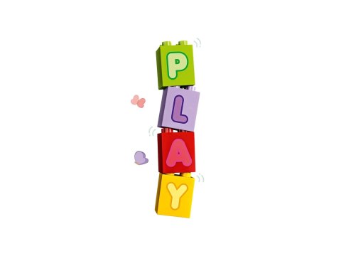 LEGO 10421 DUPLO Town Ciężarówka z alfabetem p3 LEGO 10421 DUPLO Town Ciężarówka z alfabetem p3