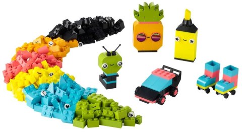 LEGO 11027 CLASSIC Kreatywna zabawa neonowymi kolorami p3 LEGO 11027 CLASSIC Kreatywna zabawa neonowymi kolorami p3