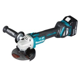 MAKITA SZLIFIERKA KĄTOWA 18V 125mm 2 x 5,0Ah LI-ION REG.OBR. BLDC AWS WALIZKA MAKPAC DGA514RTJU