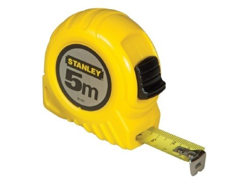 Miara stalowa stanley 5mx19mm ob. z tworzywa /karta/ Miara stalowa stanley 5mx19mm ob. z tworzywa /karta/