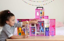 PROMO Barbie Garderoba Barbie Zestaw + lalka HGX57 MATTEL