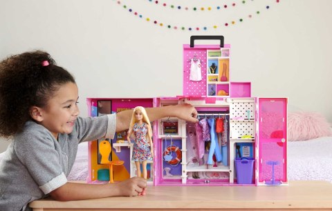 PROMO Barbie Garderoba Barbie Zestaw + lalka HGX57 MATTEL PROMO Barbie Garderoba Barbie Zestaw + lalka HGX57 MATTEL