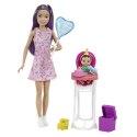 PROMO Barbie Lalka Skipper Miniurodziny krzesełko GRP40 MATTEL