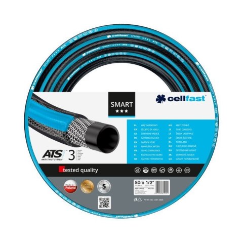 CELLFAST WĄŻ OGRODOWY SMART ATS 1/2" 50mb CELLFAST WĄŻ OGRODOWY SMART ATS 1/2" 50mb