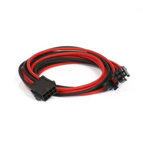 PHANTEKS 6+2-Pin PCIe Extension 50cm - z oplotem czerwony PHANTEKS 6+2-Pin PCIe Extension 50cm - z oplotem czerwony