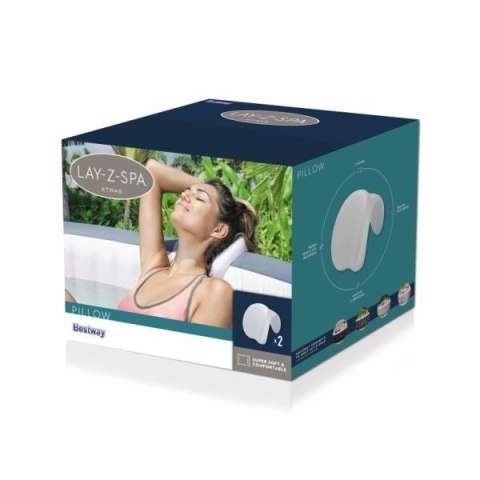 PROMO Zagłówek Poduszka do Jacuzzi Lay-Z-Spa 2 sztuki 60307 BESTWAY PROMO Zagłówek Poduszka do Jacuzzi Lay-Z-Spa 2 sztuki 60307 BESTWAY