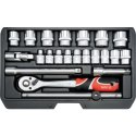 YATO ZESTAW KLUCZY 3/8" 22 elem. XS 38561