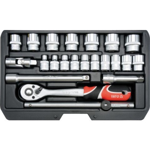 YATO ZESTAW KLUCZY 3/8" 22 elem. XS 38561 YATO ZESTAW KLUCZY 3/8" 22 elem. XS 38561