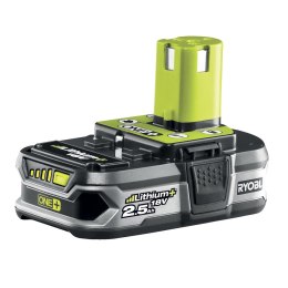 Ryobi RB18L25, Battery, Lithium-Ion (Li-Ion), 2.5 Ah, 18 V, Black, Green, 1 pc(s)