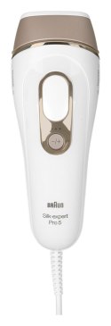 Braun Silk-expert Pro 5 PL5243, Gold, White, Intense pulsed light (IPL), AC, 100 - 240 V, Box