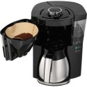 Melitta 1025-16, Drip coffee maker, 1.25 L, 1080 W, Black, Silver