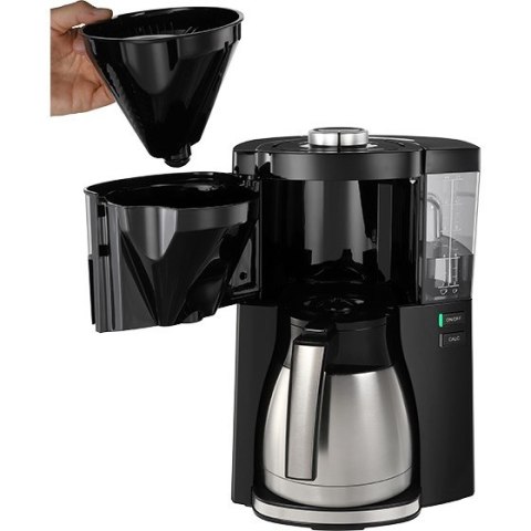 Melitta 1025-16, Drip coffee maker, 1.25 L, 1080 W, Black, Silver Melitta 1025-16, Drip coffee maker, 1.25 L, 1080 W, Black, Silver
