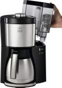 Melitta 1025-16, Drip coffee maker, 1.25 L, 1080 W, Black, Silver